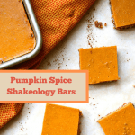 pumpkin spice shakeology bars