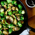 blistered brussels sprouts