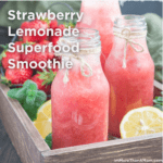 strawberry lemonade superfood smoothie